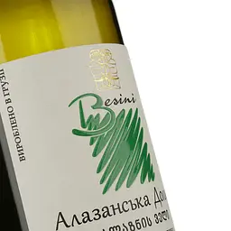 Вино Besini Alazani Valley, біле, напівсолодке, 13%, 0,75 л (8000016900848) - мініатюра 3