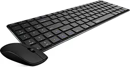 Комплект клавіатура і миша Rapoo 9300M Wireless Black [80172] - мініатюра 2