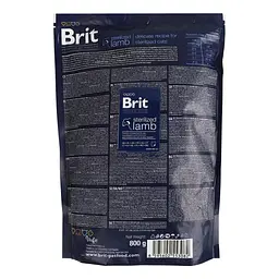 Сухий корм для стерилізованих котів Brit Premium by Nature Cat Sterilized Lamb, 800 г (ягня) - мініатюра 2