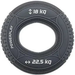 Еспандер кістьовий PowerPlay силіконовий PP-4330 Hand Grip Loops Medium 18-22,5-36 кг Сірий (PP_4330_Grey_(18-22.5kg))