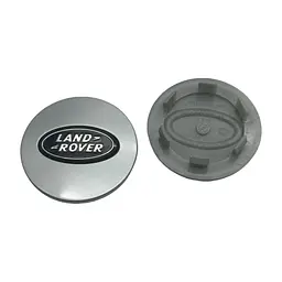 Ковпак колеса Land Rover хром+чорний 63мм пластик 1шт OEM BJ32-1130-AB (ковпачок)