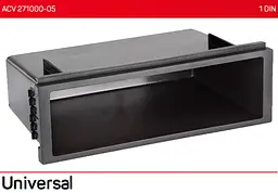 Універсальна кишеня 1 DIN ACV 271000-05 - мініатюра 4