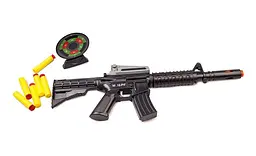 Іграшковий автомат з м'якими кулями Golden Gun M16 PF Сірий (IM-176-M-992) - мініатюра 6