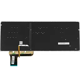 Клавіатура для ноутбука ASUS (UX302LA, UX302LG) rus, black, без фрейма, підсвічування клавіш - мініатюра 2