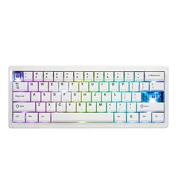 Механічна клавіатура Cidoo QK61 V2 60% (61 клавіша), Білий - мініатюра 2