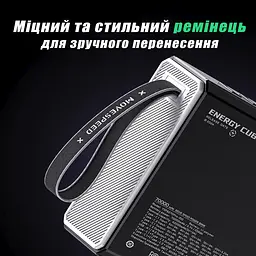 Потужний Повербанк для Ноутбука 100W 70000 mAh MOVESPEED Z70 Pro Power Bank для ноутбуку 65W - 100W 19V 20V 5A зі швидкою зарядкою - мініатюра 8