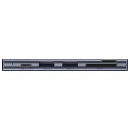 Багатопортовий хаб Baseus Harmonica 5-in-1 HUB Adapter CAHUB-K0G Сірий (1059080726) - мініатюра 3
