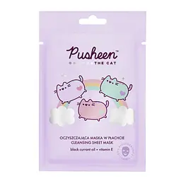 Очищуюча маска для обличчя з олією насіння чорної смородини Pusheen 17 г (124241)
