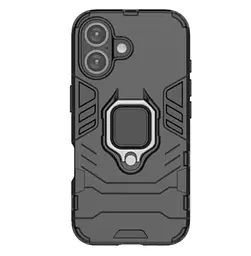Чохол бампер Primolux Ring Armor для Apple iPhone 16 Black - мініатюра 3