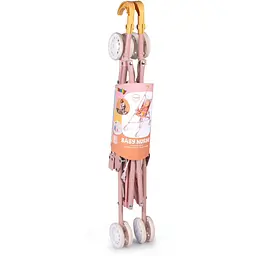 Коляска-тростинка Smoby Toys Бебі Ньорс 51х25х57 см терракотова пудра (7600220408) - мініатюра 2