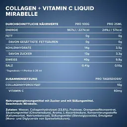 Колаген питний IronMaxx Collagen + Vitamin C Liquid Мірабель 1000 мл - мініатюра 2