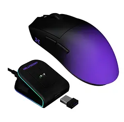 Ігрова миша HATOR HM-47 Pro Wireless Hellyberry ESports Gaming 26000dpi 50G Black-Violet Gradient - мініатюра 2