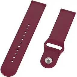 Силіконовий ремінець BeCover для Nokia / Withings Steel / Steel HR Dark-Red (706269) - мініатюра 2