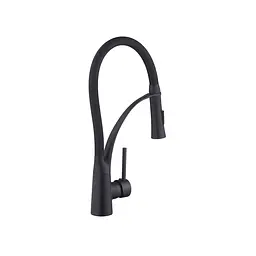 Змішувач для кухні Kroner KRP Ersel - SCH03393BLK Чорний матовий - мініатюра 3