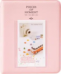 Фотоальбом для Fujifilm Instax Mini 64 фото Альбом для Mini (8, 9, 12, 11, 40, 99, evo, link), рожевий  - мініатюра 2
