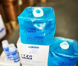 Гель для УЗД Eco Supergel блакитний 5000 г. з флаконом 260 мл. - мініатюра 3