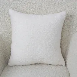 Наволочка декоративна ТЕП Teddy 45x45 см молочний (2-05256_35615) - мініатюра 4