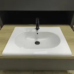 Умивальник VBI Pordenone white врізний VBI-018047, Білий - мініатюра 3