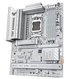 Материнська плата ASUS TUF GAMING B850-PRO WIFI7 W NEO WHITE (TUF GAMING B850-PRO WIFI7 W NEO) (Socket AM5, AMD B850, ATX) - мініатюра 2