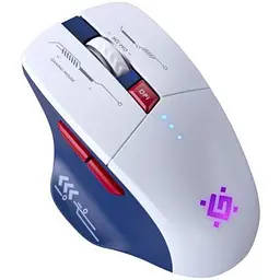 Комп'ютерна мишка Defender Tisa GM-126 LED Wireless/Bluetooth White/Blue (52126) - мініатюра 4