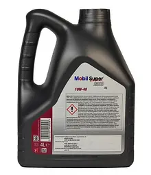 Моторне масло Mobil Super 2000 X1 10W-40 4 л (Напівсинтетичне) - мініатюра 2