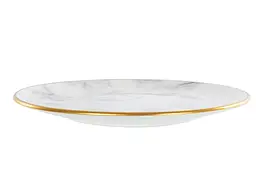 Тарілка Alba ceramics Marble, 19 см, сіра (769-029) - мініатюра 2