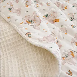 Плед дитячий MirSon Silky Waffle Sleepy ducklings 90х110 см (2200013893202)