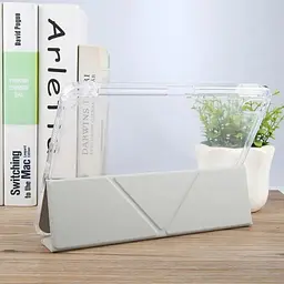 Обкладинка BeCover Ultra Slim Origami Transparent з кріпленням Apple iPad Mini 6 2021 Gray (712931) - мініатюра 4