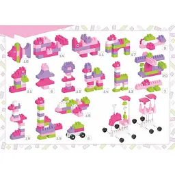 Дитячий конструктор "Building blocks" ТехноК 6535TXK, 90 деталей - мініатюра 2
