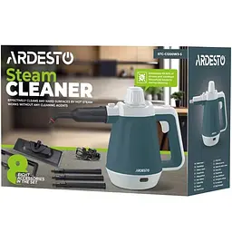 Пароочисник Ardesto біло-синій 400 мл 1200 Вт (STC-C1200W3-5) - мініатюра 13