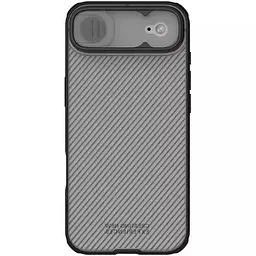 Карбонова накладка Nillkin CamShield Pro для Apple iPhone 17 Air (6.5) Transparent black - мініатюра 2