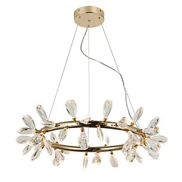 Люстра стельова LED Levistella 7856601-42 (700)FGD+CL, 40W, золота, сучасний стиль - мініатюра 2