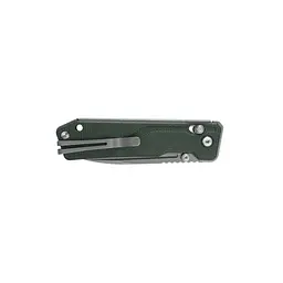 Ніж складаний туристичний SRM Rubik 7228B-MG (8.7 см) 14C28N / Micarta зелений - мініатюра 4