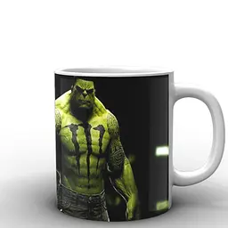 Кухоль GeekLand Халк Hulk Advertising Monster Energy HU.02.017 330 мл білий - мініатюра 3