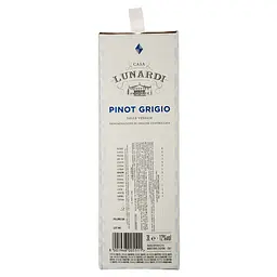 Вино Casa Lunardi Pinot Grigio IGT, біле, сухе, 3 л - мініатюра 2