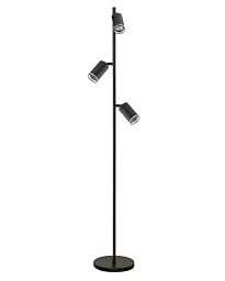 Торшер Goldlux 326560 Paris GU10 3x12W IP20 Чорний