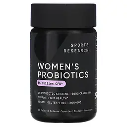 Пробіотики та пребіотики Daily Women's Probiotics 65 Billion CFU 30 капсул Sports Research vit0005065