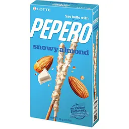 Соломка PEPERO у білому шоколаді з мигдалем Snowy Almond Lotte 32г
