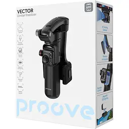 Стабілізатор відеозйомки Proove Vector Gimbal Stabilizer Black (MPVR00002001) [172786] - мініатюра 6