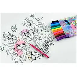 Підкладка розмальовка Kite Little Pony 30х40 см силіконова (LP22-424) - мініатюра 7