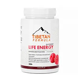 Вітамінний коктейль Tibetan Formula Life Energy Малина 300 г
