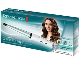 Плойка Remington Shine Therapy, конусна, >300Вт, темп.режимів-8, 140-210С, кераміка, білий - мініатюра 3