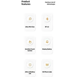 Навушники повністю бездротові Bluetooth Usams TWS Earbuds LX08 чорна - мініатюра 6