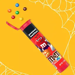 Драже M&M's Minis Halloween Peanut Butter Chocolate Candy Megatube 49.3 г - мініатюра 2
