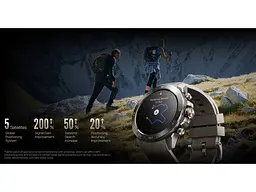Смарт-годинник Mibro GS Explorer S 48mm Titanium-Silicone (XPAW023TS) - мініатюра 9