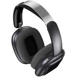 Накладні бездротові навушники Hoco ESD23 Lasting ANC with display Black - мініатюра 3