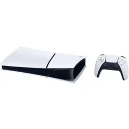 Ігрова консоль Sony PlayStation 5 Slim Digital Edition + бездротова гарнітура PULSE Elite White + чохол