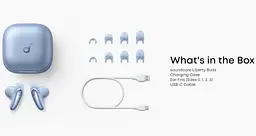 Навушники бездротові Anker SoundCore Liberty Buds (D1200G31) блакитні - мініатюра 3