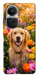 TPU чохол Demsky Flowery labrador для Oppo Reno 10