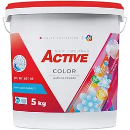 Пральний порошок для кольорових речей Active Color (65 циклів) 5 кг